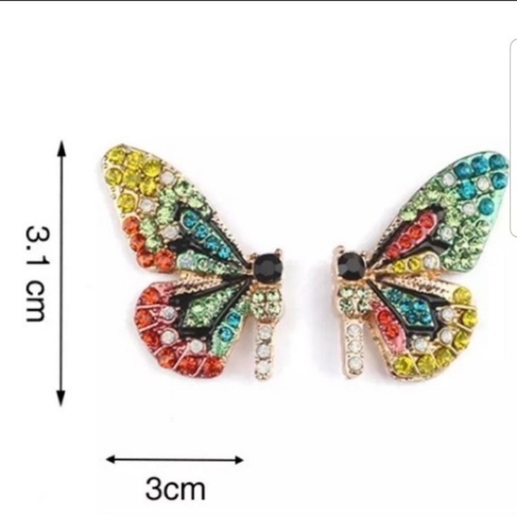 Free People Blair Butterfly Post Earrings - Picture 4 of 6